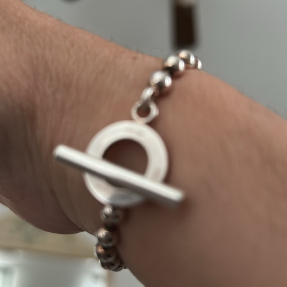 Gucci Ball Chain Bracelet SV925 14.8g 18.5cm length 5mm ball diameter Free S... - Picture 2 of 9